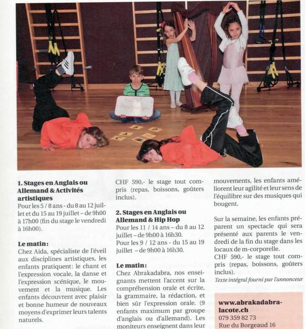 Publireportage Echo Rollois – Avril 2013