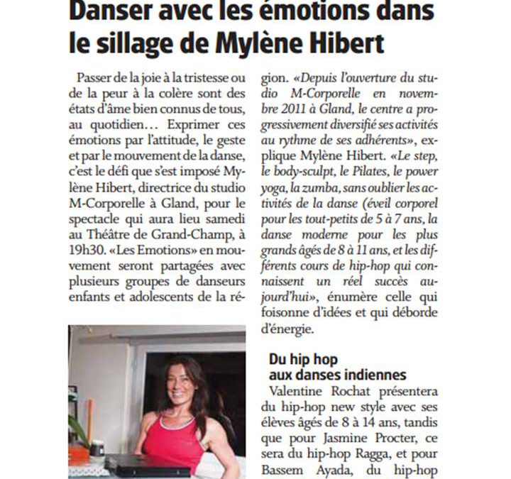 Article La Côte – Mai 2014